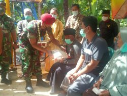 Danyon 12 Kopassus Gelar Baksos Sekaligus Resmikan Sarana Air Bersih di Pandeglang