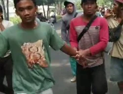 Hindari Amuk Masa Kades Di Pandeglang Serahkan Terduga Begal Ke POLISI