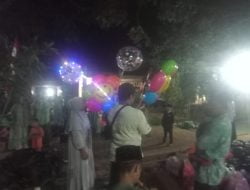 Di Cidongke Kecamatan Saketi Perayaan Maulid Nabi Muhamad SAW Penjual Mainan Laris Manis