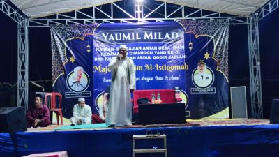 Harlah Ke 1 Pengajian Sekaligus Khoul Tuan Syeh Abdul Qodir Jaelani di Majlis Talim Al Istikomah Cimanggu Dibanjiri Puluhan Ribu Jamaah