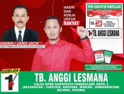 TB Anggi Lesmana Caleg DPRD Pandeglang Dapil 3, Sosok Sederhana dan Merakyat