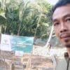Kades Harapan Karya, Dedi Apandi Saat Meninjau Lokasi Rumah Layak Huni Bantuan Yang Disalurkan BAZNAS Propinsi Banten kepada Warganya, Kamis (23/7/2026)