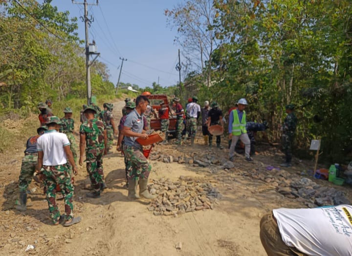 TMMD ke 129 di Hari Ke 12 Percepat Pembukaan Jalan dan Sumur Bor