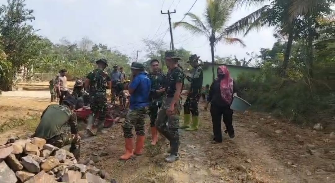 Langkah Kecil di Desa, Dampak Besar Untuk Bangsa, TMMD Hadir Ditengah Masyarakat