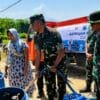 Danrem 064/MY, Brigjen TNI Daru Cahyadi Soeprapto didampingi Dandim 0601/Pandeglang Letkol Inf Afri Swandi Ritonga meninjau langsung progres pembangunan TMMD ke 129 di Kecamatan Patia Kabupaten Pandeglang, Rabu (22/7/2026).